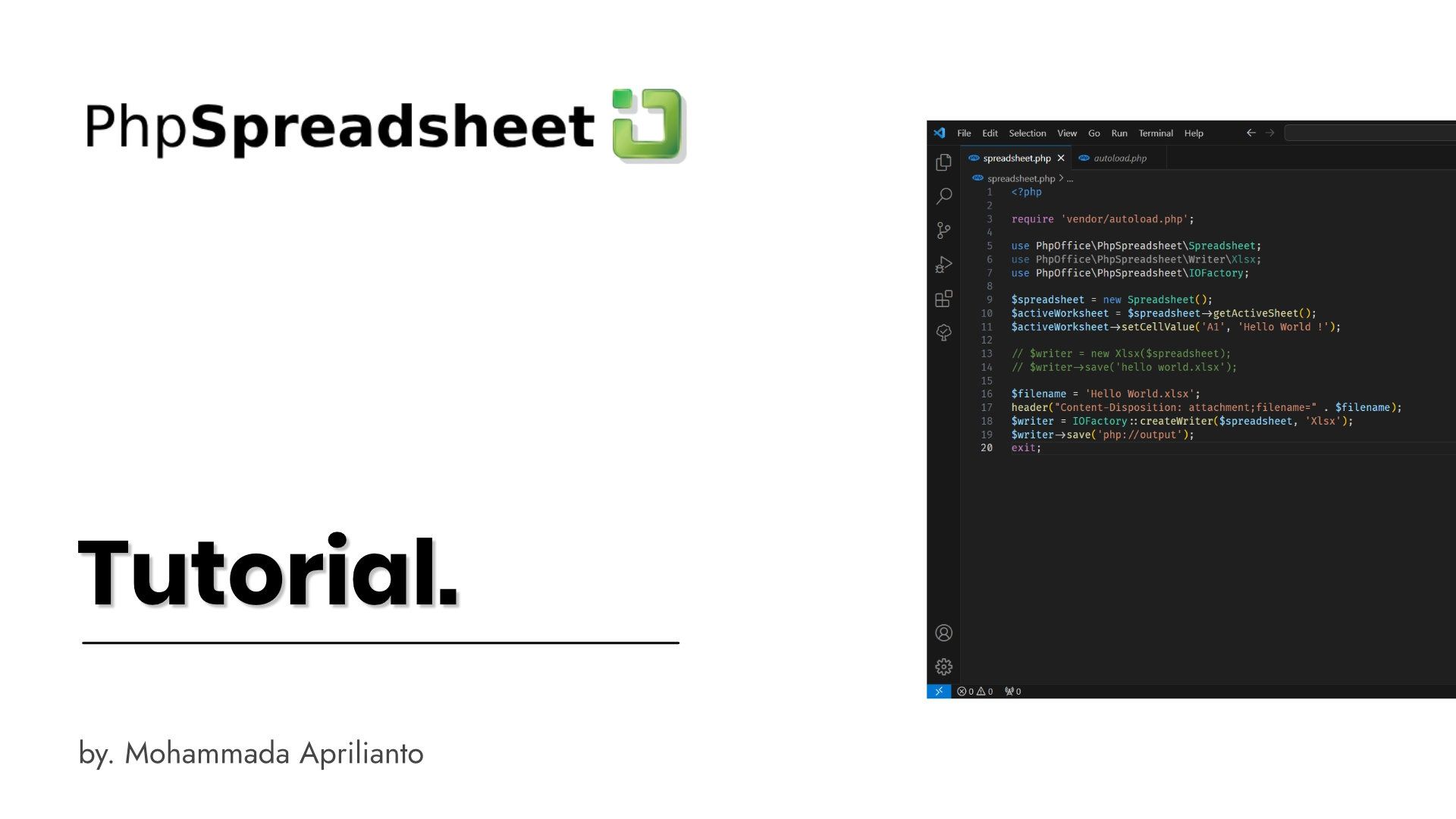 PHP Spreadsheet